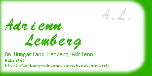 adrienn lemberg business card